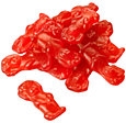 Røde Hunde - Malaco, ca. 350 stk